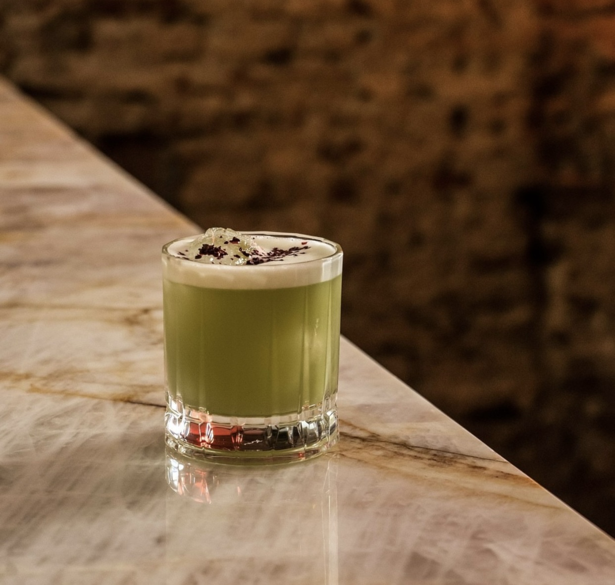 Green herb cocktail